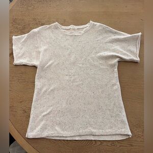 Oat co shortsleeve rainbow sprinkle sweater size small/medium